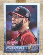 2015 Topps Update Series Kelvin Herrera All Star Baseball Card US63 Royals A3