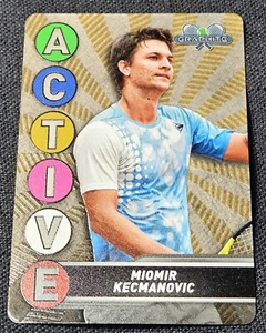 2024 Topps Graphite Tennis Gold /25 Active Metal Miomir Kecmanovic #ACM - Picture 1 of 2