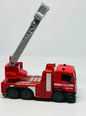 MAN TGS Polish Fire Brigade SOS Car Model Diecast 1:64 Scale Majorette - Image 1 of 4
