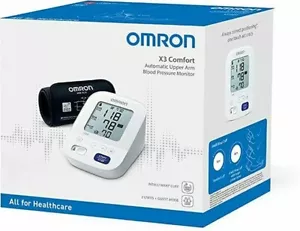 Omron M3 HEM-7155-E WHITE Comfort Upper Arm Blood Pressure Monitor /Brand New - Picture 1 of 3