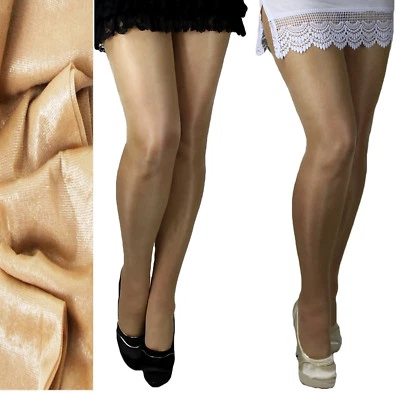 Big Size glänzende Strumpfhose Brillantglanz 40 den Glanzstrumpfhose Glossy EU - Bild 1 von 4