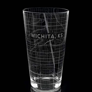 WICHITA, KS Pint Glass - Picture 1 of 6