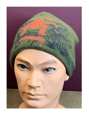 JOE BOXER "SKATE KINGS BOARDING" GORRO TALLA ADULTO VERDE OLIVA, NARANJA Y NEGRO Foto 1 de 4