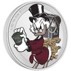 Silbermünze Disney™ Dagobert Duck™ 75. Jubiläum 2022 - Niue - 1 Oz PP in Farbe