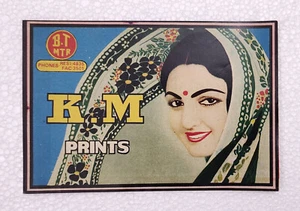 Etiquetas estampadas originales vintage B. T. MTR, K. M. colecciones - Imagen 1 de 4