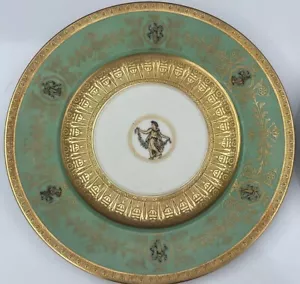 RARE - - Royal Bavarian Hutschenruther Gold Encrusted Filagree Plate - Picture 1 of 9