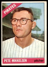 1966 TOPPS PETE MIKKELSEN PITTSBURGH PIRATES #248