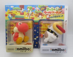 3DS Poochy & Yoshi's Woolly World amiibo Set Japan import Limited Edition - Picture 1 of 13