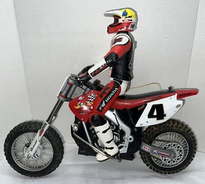 Vintage RadioShack 1/4 Scale Ricky Carmichael R/C Dirt Bike - Display Or Parts - Picture 1 of 22