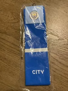 BNIP 2022-23 MANCHESTER CITY BLUE LEMONADE GK SOCKS X-LG US SZ 13-15 - Picture 1 of 10