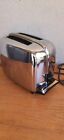 Vtg 1950's 60s Toastmaster  2 Slice Toaster Art Deco Chrome Bakelite Works 