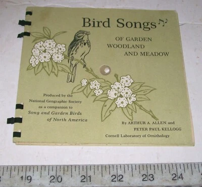 BIRD SONGS GARDEN WOODLAND & MEADOW ~ 7" Flexi Disc Records National Geographic - Image 1 of 4