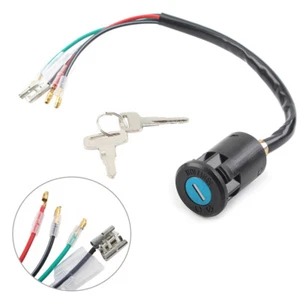 4 Wires Ignition Key Lock Switch Set For Mini Quad 50-250cc ATV Dirt Bike - Bild 1 von 11