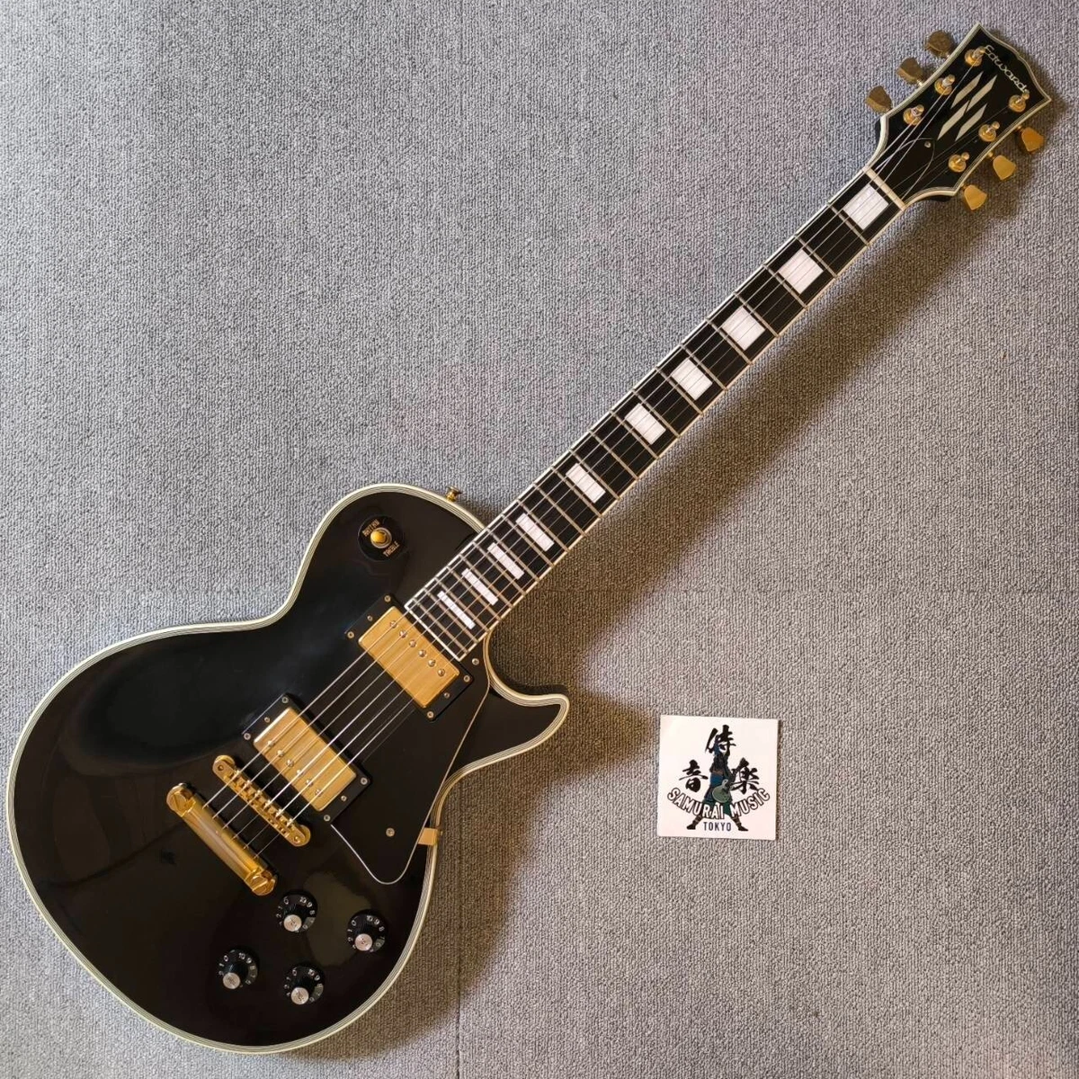 Edwards 黒レスポール Edwards エレキギター ブラック レスポールタイプ EDWARDS E-LP-CTM