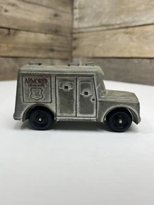 AS-IS Vintage 1950s CALLEN MFG USA Cast Metal ARMORED TRUCK Toy Coin Bank - Picture 1 of 24