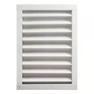 GAF Master Flow 14 x 24 pulgadas persiana de pared de aluminio ventilación estática en blanco - Paquete de 12 - Imagen 1 de 2