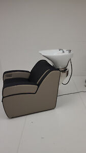 Salon Beauty Washing Shampoo Hairdressing Barber Back Wash Chair Basin Sink Unit