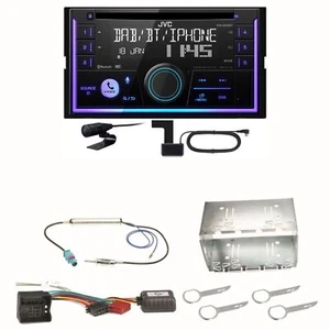 JVC KW-DB95BT Bluetooth Digitalradio Einbauset für Fox Polo 9N3 - Bild 1 von 1
