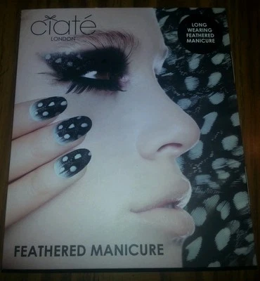 NIB Ciate London Black And White Feathered  Manicure Box Set - Image 1 of 3