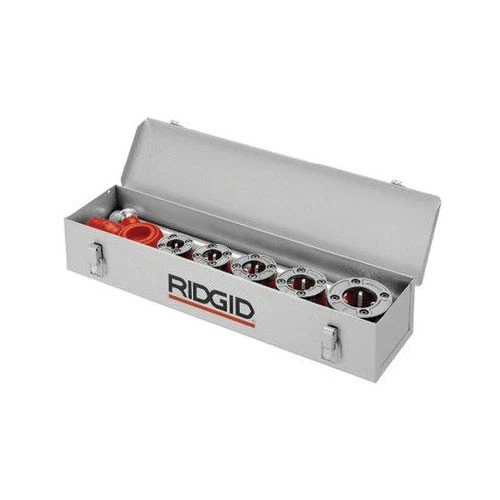 Estuche de transporte de metal RIDGID 38625 para roscadora 12-R con capacidad para 6 troqueles Foto 1 de 1