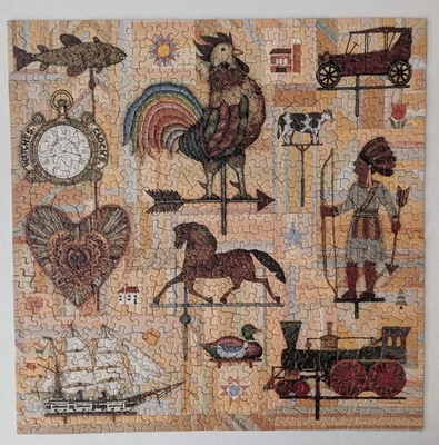 Springbok WEATHERVANES 500 pc Jigsaw Puzzle PZL2417 Complete Hallmark - Image 1 of 4