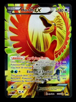 Ho-Oh EX (Full Art) Ultra Rare XY - BREAKpoint 121/122 LP - Image 1 of 2