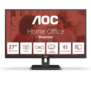 Aoc MONITOR 27VA QHD HDMI DP MM 350CD AOC Q27E3UAMB 16:9 - Foto 1 di 4