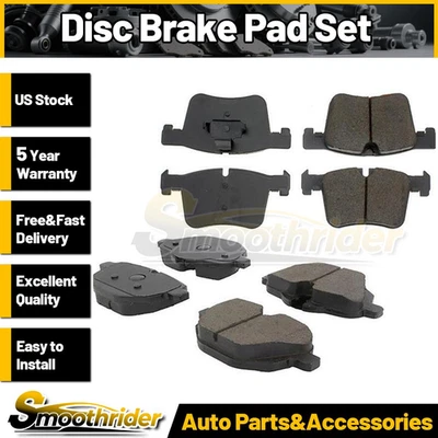 Juego de 2 pastillas de freno de disco delanteras traseras para BMW X3 2011-2015 2016 2017 piezas centradas Foto 1 de 4