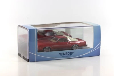 CHEVROLET MALIBU 2 DOORS 1974 RED METAL NEO 47185 1:43 RESIN ROUGE USA CAR ROT - Photo 1/3