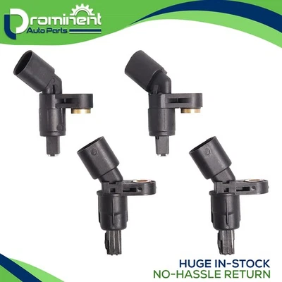 Sensor de velocidad de rueda ABS delantero y trasero 4 piezas para Volkswagen Beetle 1998-2010 2,0 L l4 Foto 1 de 4