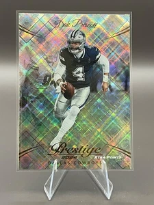 Vaqueros Panini Prestige Dak Prescott 2024 Xtra Points Diamond Parallel #75 - Imagen 1 de 5