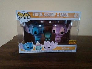 Lilo And Stitch 3 Pack Funko POP Stitch Scrump And Angel Hot Topic Exclusive - Picture 1 of 6