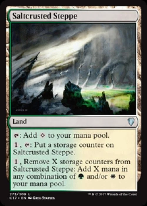 Saltcrusted Steppe - Light Play MTG Commander 2017 - Image 1 of 1