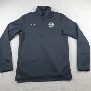 Nike Dri-Fit Sweatshirt Babson Biber bestickt 1/4 Reißverschluss Shirt Größe Small Bla - Bild 1 von 14