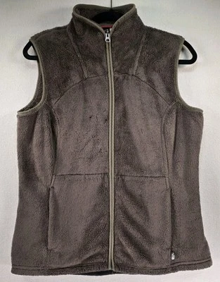 Chaleco The North Face Campshire Mujer L Marrón Sherpa Vellón Cremallera Completa Exterior Foto 1 de 4