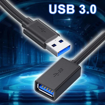 Cable de extensión USB a USB de alta velocidad Adaptador USB 3.0 Cable extensor Macho/Hembra Foto 1 de 4