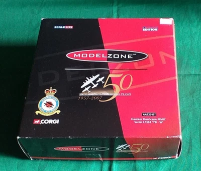 Limited Edition Corgi AA32015 Hawker Hurricane MkIIC Serial LF363 YB-W Mint - Image 1 of 4