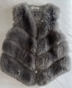 Wunderschöne Kunstfell Weste Neuwertig 42 - Bild 1 von 3