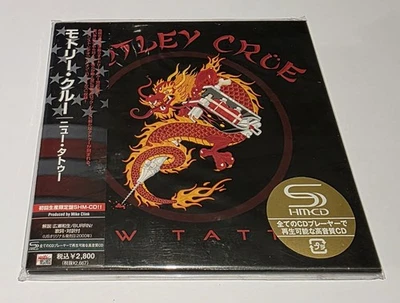 MOTLEY CRUE NEW TATTOO 2 BONUS RARE OOP JAPAN MINI-LP SHM CD - Image 1 of 2
