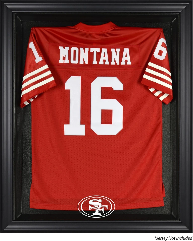 San Francisco 49ers Black Frame Jersey Display Case - Image 1 of 1