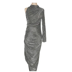 Express silbernes Bodycon Kleid - Größe M - Bild 1 von 4