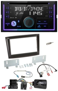 JVC Lenkrad USB 2DIN DAB Bluetooth CD Autoradio für Fiat Doblo Mini-ISO ab 2015 - Bild 1 von 11