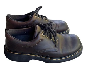 Dr. Martens Oxford Herren Braun Leder Luftpolster Sohle Schuhe Größe 7 - Bild 1 von 15
