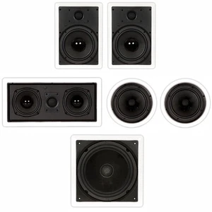 Juego de altavoces Theater Solutions TST85 montaje empotrado 5.1 8" en pared y techo - Imagen 1 de 4