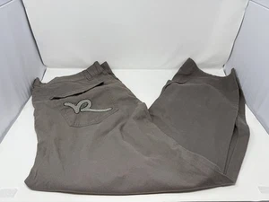 Rocawear Jeans Mens 46x32 Grey Classic Fit Straight Embroidered Pocket Pants - Picture 1 of 11