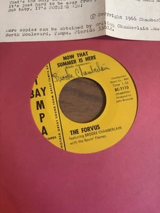 FORVUS / Brooke Chamberlain Now That Summer Is Here/ It’s Nothing New 45 Signed - Bild 1 von 3