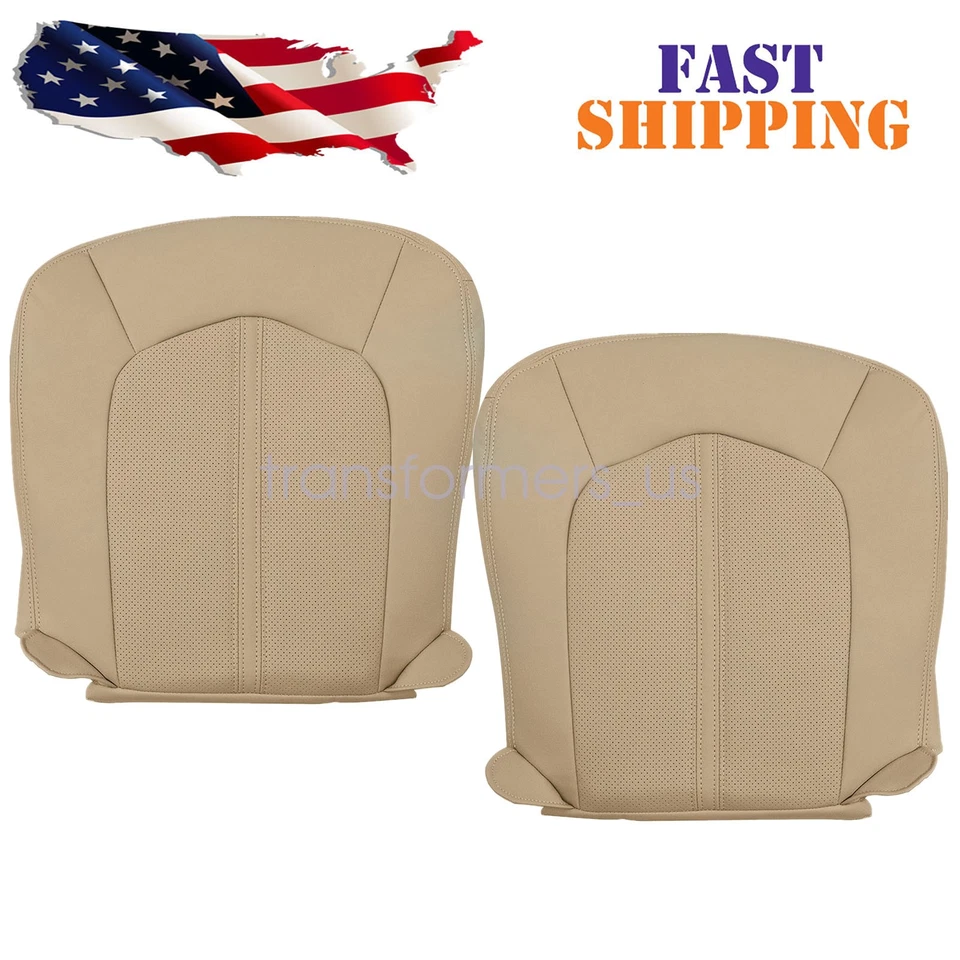 Cubierta de asiento de repuesto para conductor y pasajero Cadillac CTS 2008-2013 bronceada Foto 1 de 4