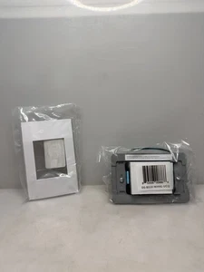 NEW Deako 1-Gang Backplate and Faceplate, Simple Rocker Switch, DS-BS1X-WHNL-UCQ - Picture 1 of 2