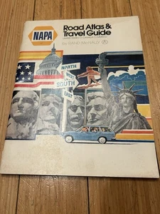 Rare! 1978 NAPA Rand McNally Road Atlas USA Canada Mexico Vintage Maps (b7) - Picture 1 of 5