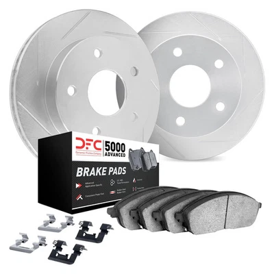 For Land Rover Range Rover 06-12 Brake Kit DFC Slotted Rear Brake Kit w 5000 - Imagem 1 de 3
